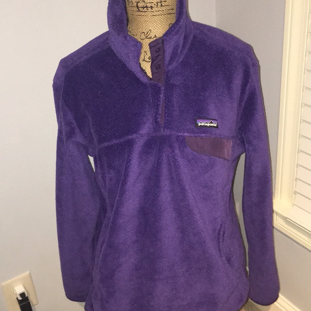 Purple Re-tool Patagonia Pullover